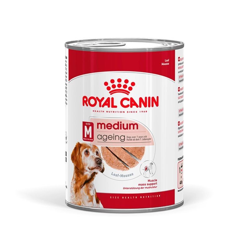 Royal Canin Medium Ageing Patè 410g - Cibo Umido per Cani Royal Canin Medium Ageing Patè 410g - Cibo Umido per Cani